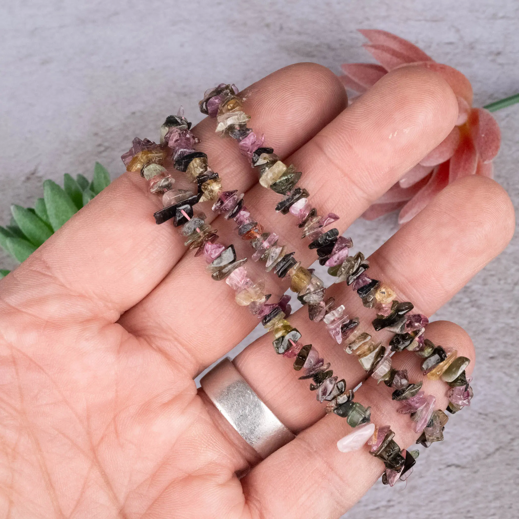 Tourmaline Chip Bracelet