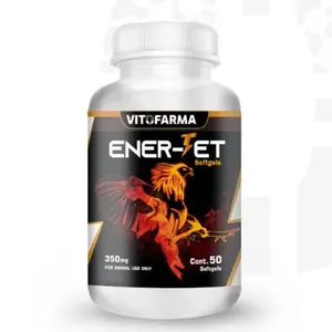 Ener-Jet Energy Booster for Roosters – 50 Softgels | Multivitamin Supplement for Birds | Supports Energy & Vitality