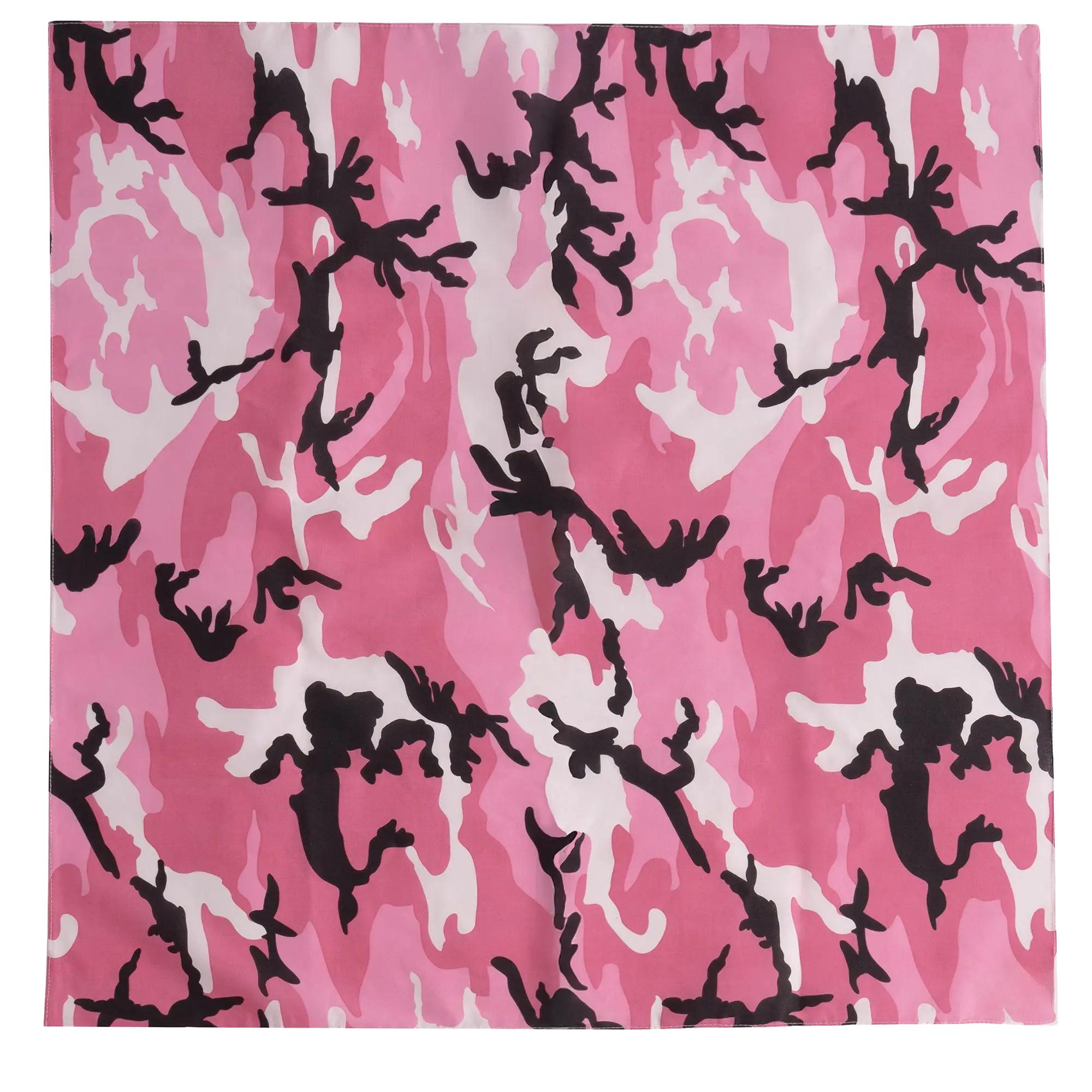 Rothco 4347 PINKCAMO Large 100% Cotton Pink Camo Bandana - 27x27 Oversized Tactical Headwrap, Neck Gaiter, Face Mask (Fashion Accessory, Head Scarf)