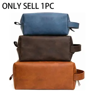 1pc Portable Travel Toiletry Bag, multifunctional cosmetic storage pouch, practical skincare organizer case, lightweight handy design, unisex daily grooming pack, suitable for business trips, vacation travel and daily outdoor use