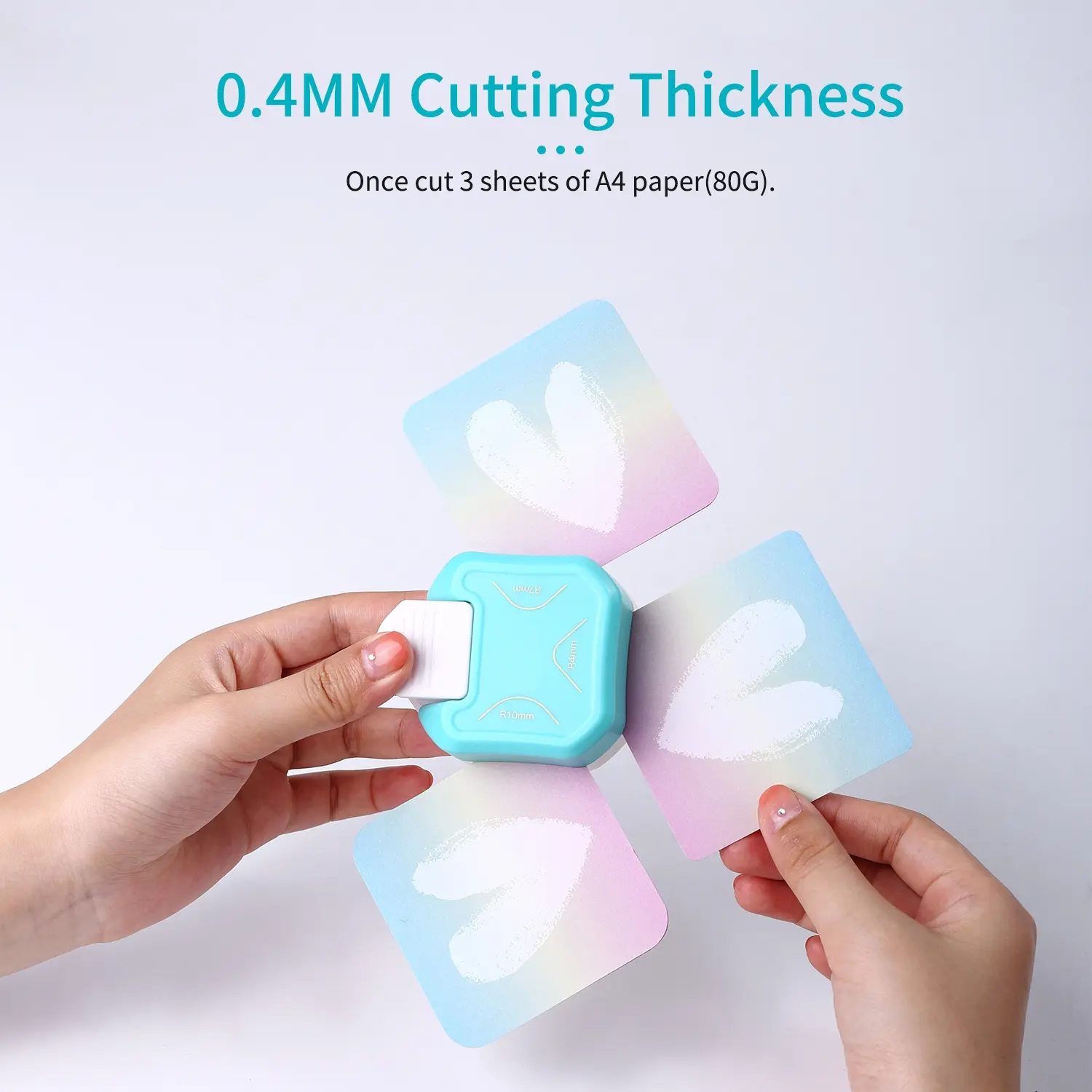 New Paper Craft Tag Punch 1.5" 2" 2.5" Tag Shape Lever Action Craft Puncher for Crafting Scrapbooking Cards Arts DIY Projects 15*8.8CM Thickness