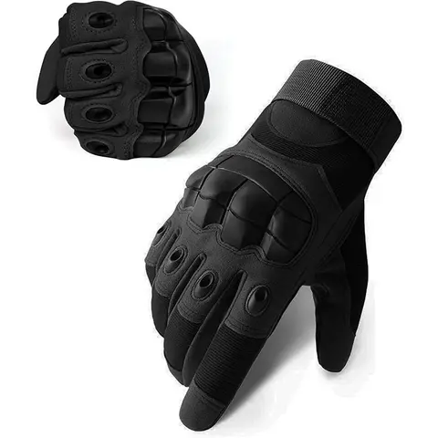 Outdoor black gloves, Anti Slip Gloves, Safety Gloves, all-finger soft shell non-slip and wear-resistant, warm and cut-proof gloves, the best gift for your family