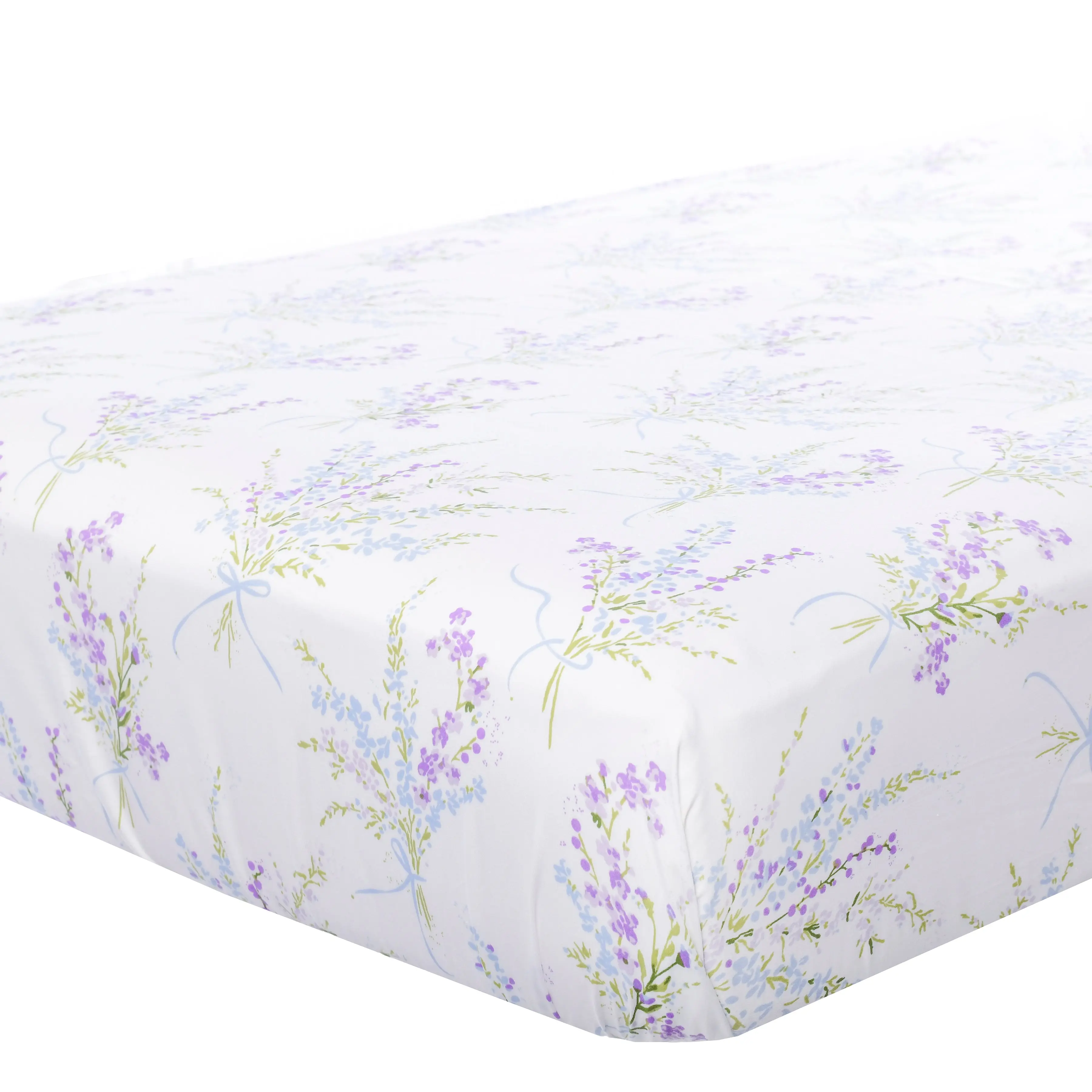 Lilac Crib Sheet