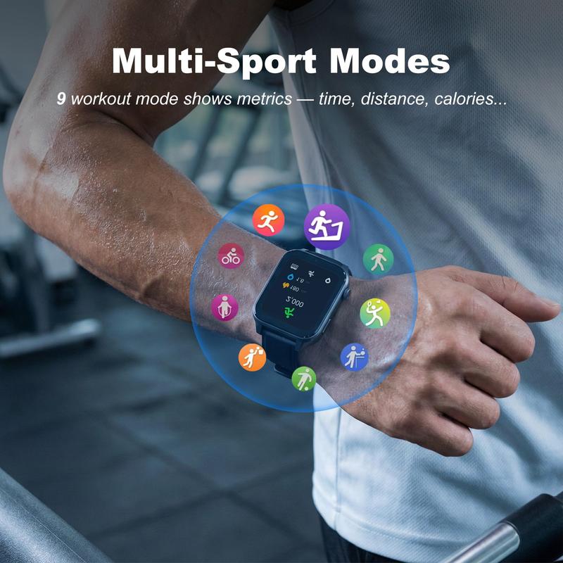 iTourTranslator AI Translator Smart Watch, Real Time Language Translator 127 Languages, Offline Translation Device for Men Women, Fitness Tracker Smartwatch with HR, Sleep Monitor, 9 Sport Modes