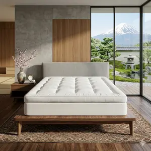 Extra Thick 4-Inch Mattress Topper Queen – Soft Pillow Top Cushion, Breathable Fabric, Deep Pocket Fit for Secure Hold, Designed for Back Pain Relief & Better Sleep