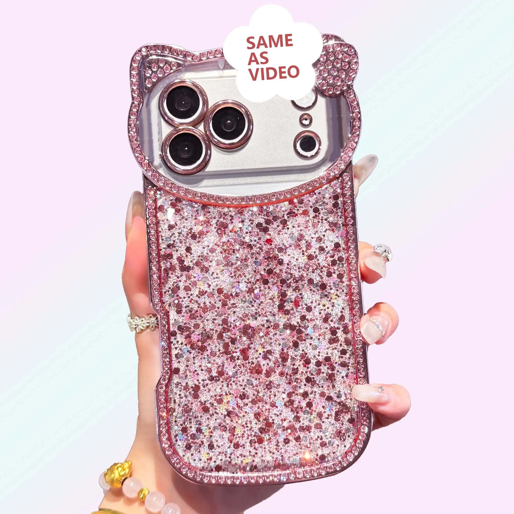 Cute Phone Case with Shockproof Protective for iphone 17 pro max case Camera Protective Case for iPhone 16 Series Plus 12 13 14 15 PM
