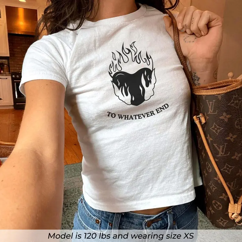 Fireheart Baby Tee, Baby Tee Women, Fireheart Shirt, Graphic Baby Tee, SJM, Book Lover Shirt, Throne Of Glass, Bookish