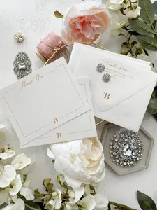 Notecard Set | Personalized Notecards | Stationery Gift - Set of 50 Style 27