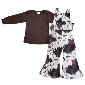 Girl Winter Outfit Cowgirls Kids Girl Winter Jumpsuit Pants Set Clothing Set