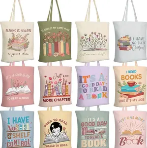 Cute Bookish Totes - Canvas Totes With Designs For Book Lovers