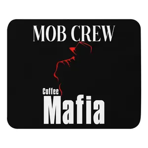 Mob Crew Coffee Mafia Mouse Pad | Gaming Desk Accessory | Mob Crew Merch