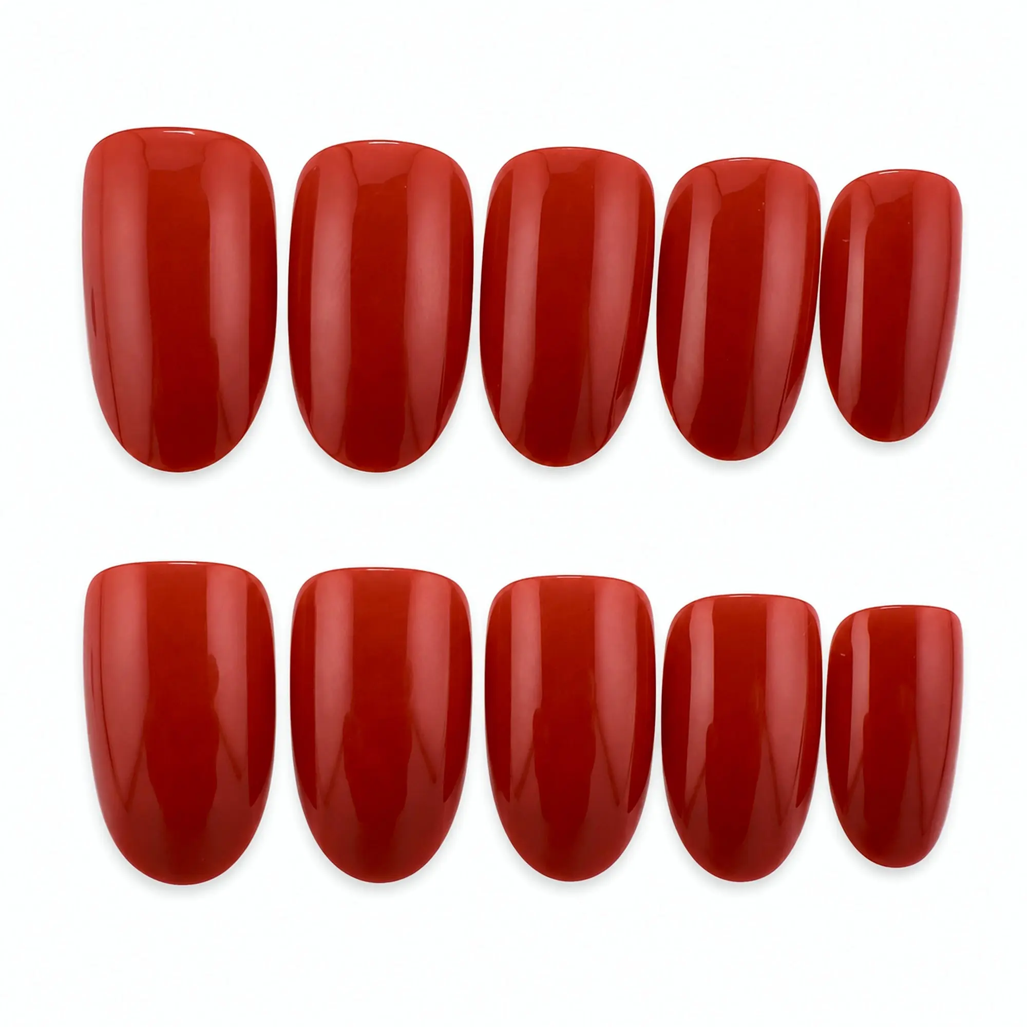 Burgundy Crush | set of 24 reusable press-on nails | Fits all size nails | IZZYNAILSTUDIO
