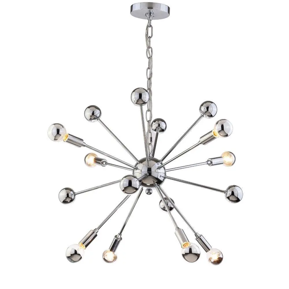 JONATHAN Y Glenn 22.5" Metal Sputnik Indoor Light, Elegant Lighting for Home Improvement