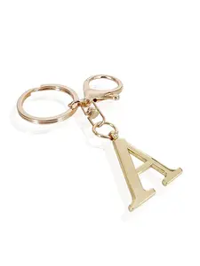 Fashion Initial Keychain, Elegant Letter Key Ring, Cute Monogram Key Holder for Women, Mom Gift, Backpack Car Key Accessory, Trendy Cute Keychain, Fashionable Alloy Keychain, Stylish Keychain