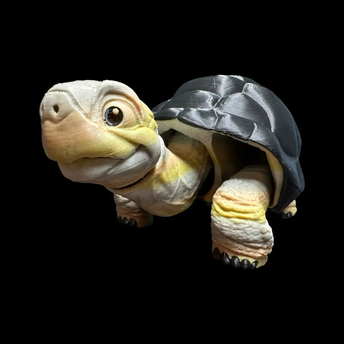 Timid Tortoise Articulating Sculpture 3D Print