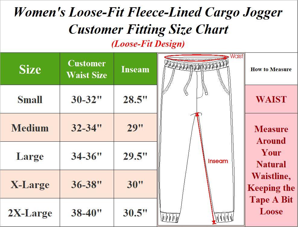 Women's Loose Fleece-Lined Jogger Sweatpants Women's Loose Fleece-Lined Jogger Sweatpants