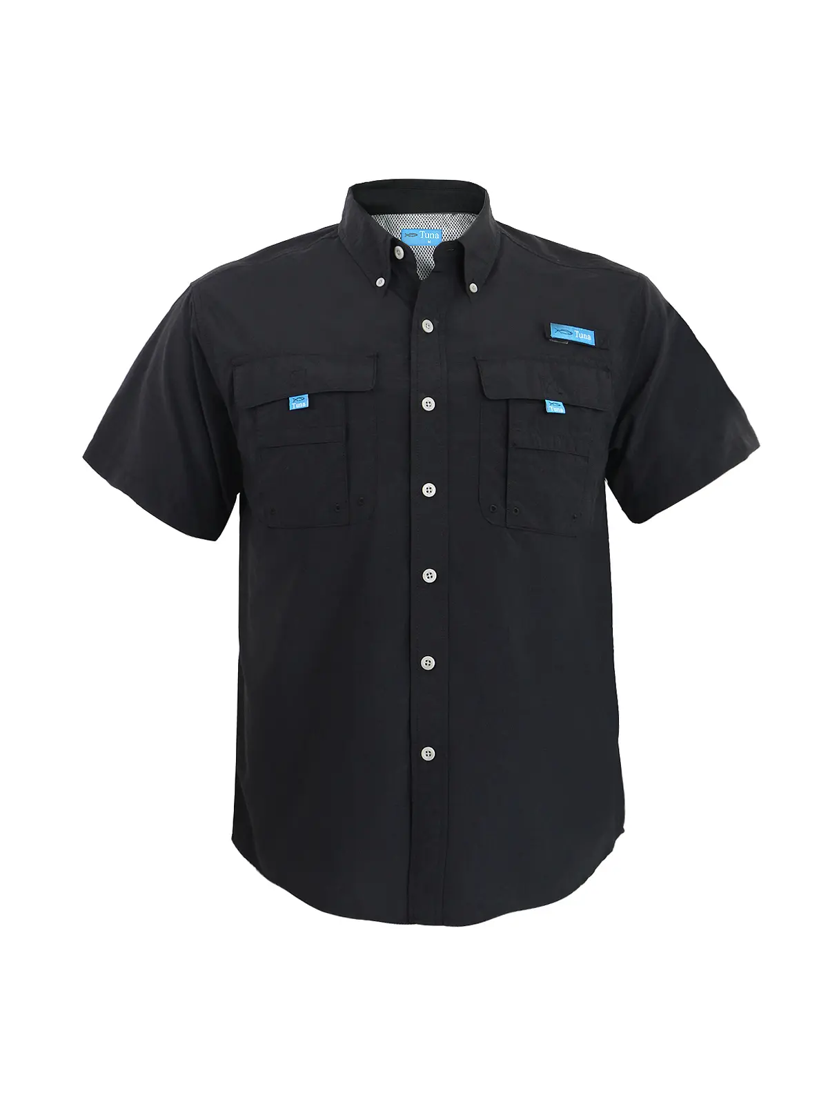 UPF50+ Men’s Fishing Shirt – Summer Sun Safe, Water-Resistant, Durable for Camping & Boating