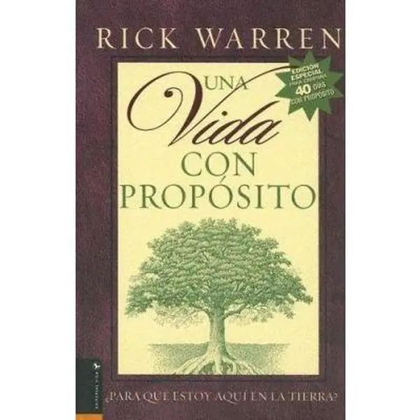 USED Book - Una Vida Con Proposito: Para Que Estoy Aqui en la Tierra? (Spanish Edition) by Rick Warren (Hardcover) - spanish