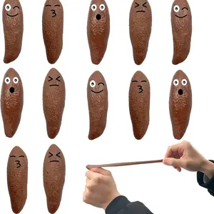 12-Piece Rubber Slingshot Toy Set - Prank Finger Toy Set with Original Design and Functional Rubber Bullets
