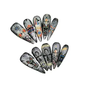 Press-On Nails-Egyptian Aesthetic