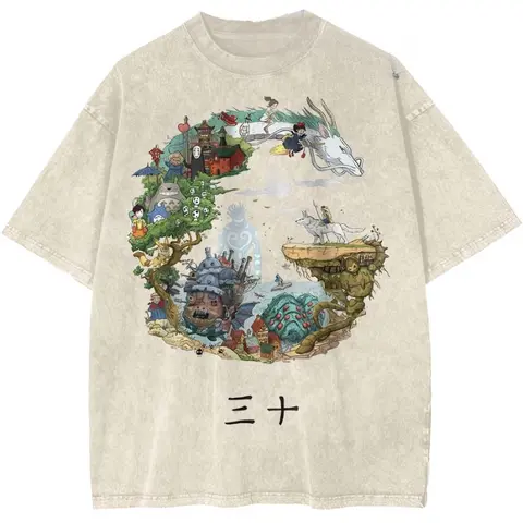 Men's Washed Cotton Ripped Round Neck Short-Sleeve Distressed Graphic Tee - Cute, No Halloween Shirt Vibe, Vintage Edge, Figure-Flattering, Casual Sportswear, All-Season Trendy Daily Tops
