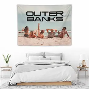 JJ Maybank tapestry Outer Banks main picture Flag Wall Art Hanging,For Decorate Clubs Concerts Bars University Dormitories Living Rooms Bedrooms Decor Tapestry