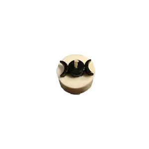 Triple moon goddess tealight candle