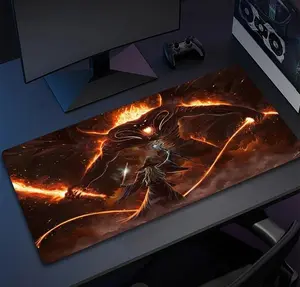 The Lord Of The Rings Mousepad, LOTR Desk Mat, Movie Mouse Mat, Gollum Mousepad, Anime Desk Pad, Gaming Mouse Pad, Home Office Desk Decor, Desk Accessories Gift for Him