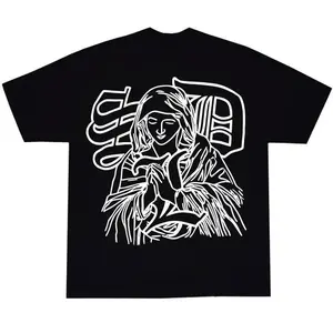 SDL Streetwear T-Shirt, “Nothing Personal” Chicanos Gangster Style Tee, SDL2 Virgen Graphic Top, Unisex Menswear Stylish Fantasy Shirt