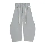 Aelfric Eden Women's High-Waist Baggy Wide-Leg Cotton Sweatpants - Drawstring Elastic Waist, Pockets, Vintage Streetwear Unisex Joggers, Everyday Wear Back to School Outfits,sohochic