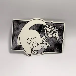 Slowpoke Pokemon “color changing” transparent waterproof sticker
