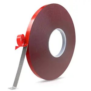 Double Sided Tape - 0.59 in x 108 Ft Heavy Duty Mounting Adhesive Tape,   Tape for LED Strip Lights,  Decoration, Office Decorations (Black)