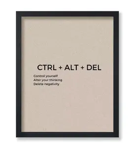 [UNFRAMED POSTER] Therapy Poster - Self Reminder Print - Motivational Art - Inspirational Art - Gift for Men & Women