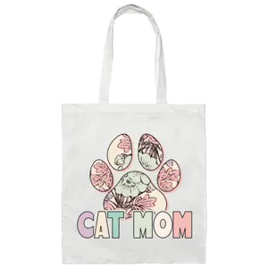 Cat Mom Tote Bag