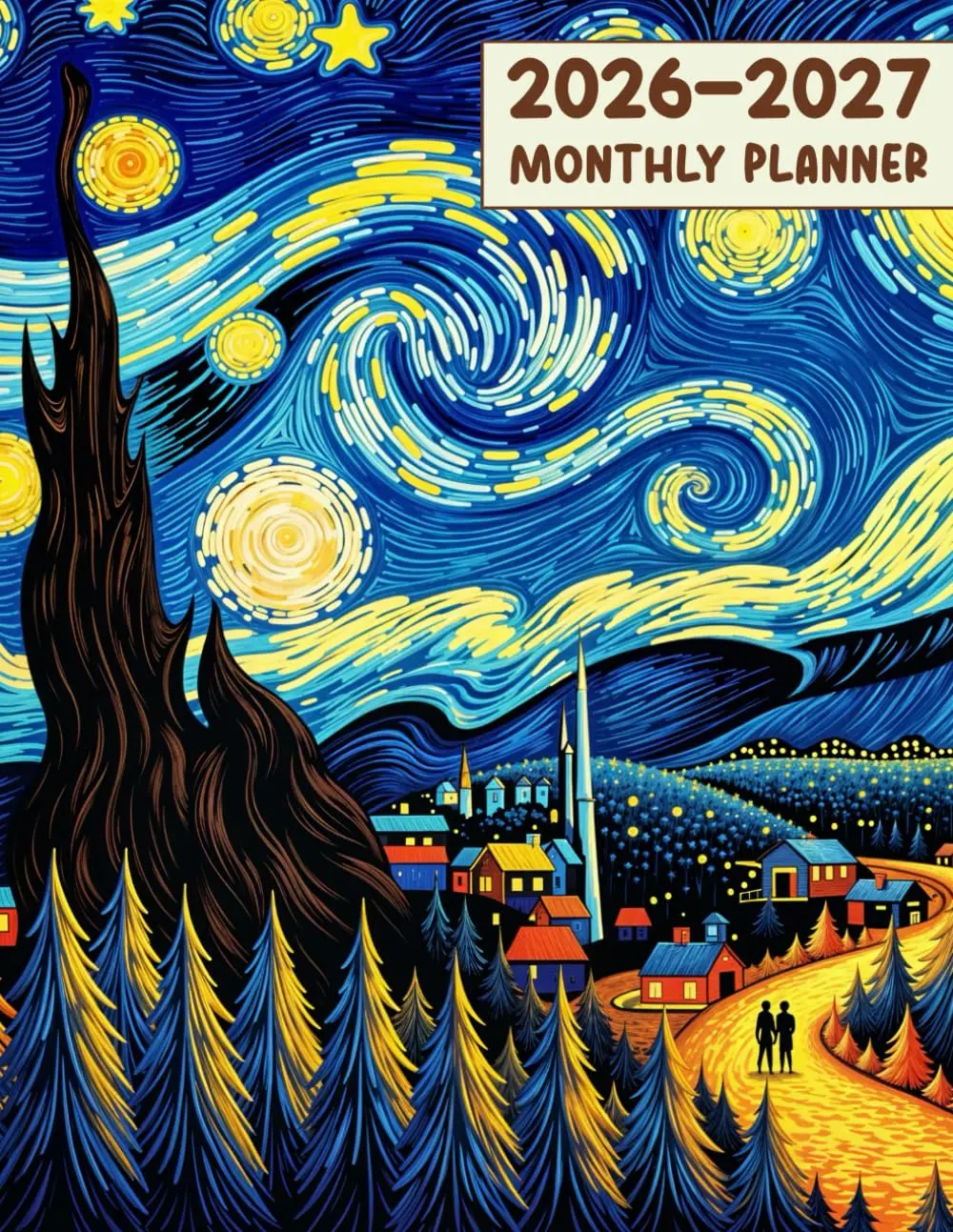 Monthly Planner 2026-2027 Large Two Year Calendar January 2025 to December 2026 with Holidays and Inspirational Quotes