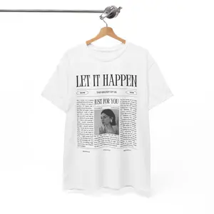 Gracie Abrams shirt, Let It Happen Gracie Abrams - Unisex Heavy Cotton Tee