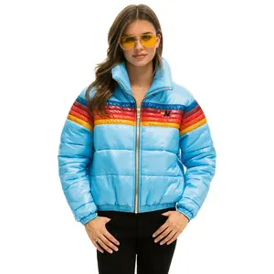 5 STRIPE APRES JACKET - GLOSSY SKY