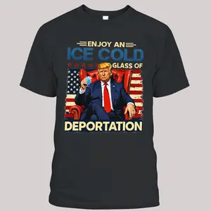 ICE Cold Of Deportation Shirt, Trump Supporters Tee, Trending Graphic Tee, Funny POTUS Unisex Tee