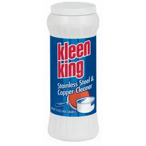 Bon Ami 14 Oz Kleen King Stainless Steel &amp;amp; Copper Cleaner 03020 14oz