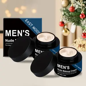 Men's Matte Foundation Cream, Natural Bare Skin Finish, Lightweight & Long-Lasting Coverage, Hydrating & Smooth Texture, Perfect for Daily Use