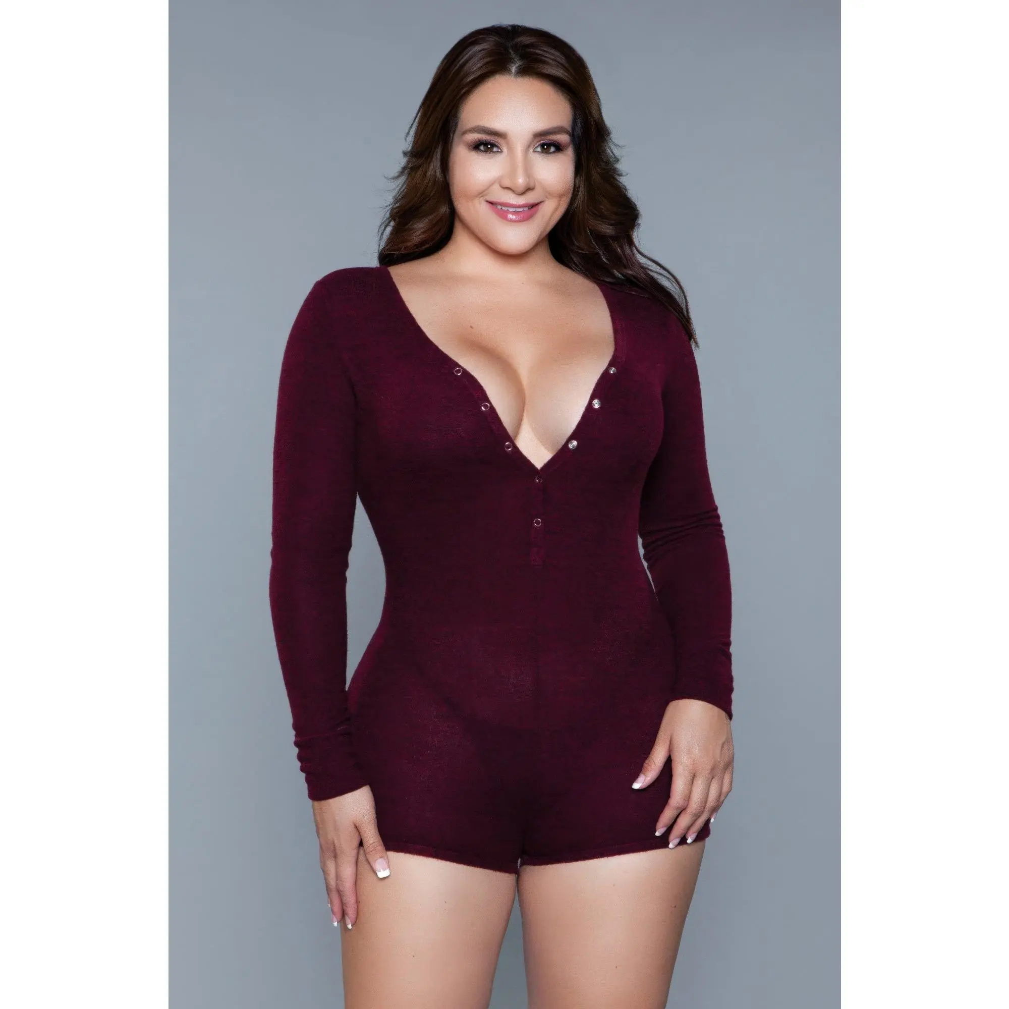 Nala Romper Burgundy