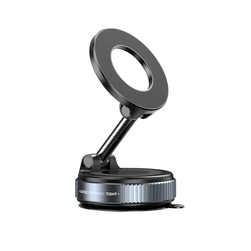 Swivel Locking Vacuum Suction Car Phone Holder for Magsafe, 360° Adjustable Magnetic Suction Cup Phone Mount, Cell Phone Holders for Your Car for All Smartphones springtok