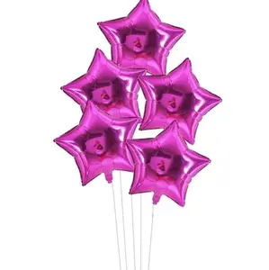 5 18in pink star balloons 5 18in pink star balloons