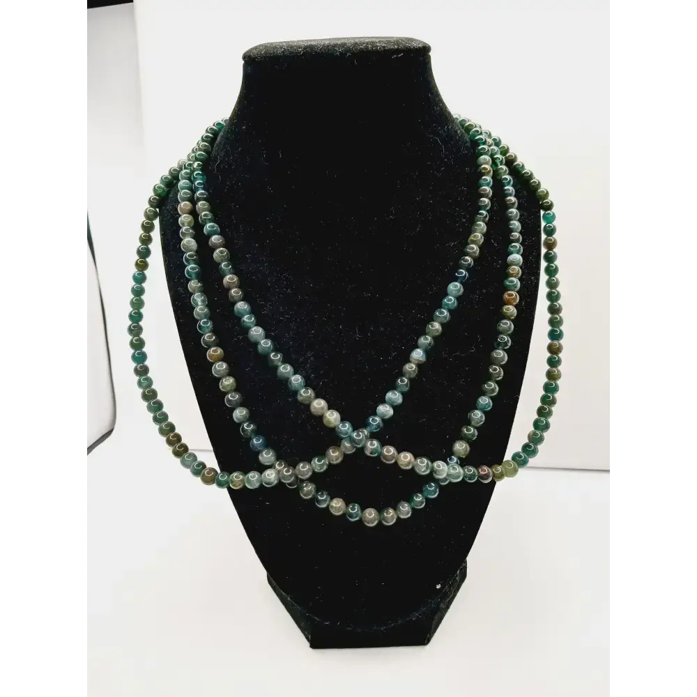 🌊✨ Blue-Green Apatite Necklace 6mm – Clarity, Expression and Inspired Energy 💙💚