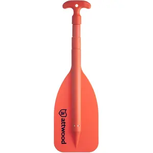 Emergency Telescoping Paddle for Boating, Orange Color