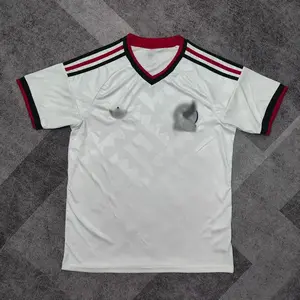 Men's Retro V-Neck Football Jersey - Vintage White Sports T-Shirt with Red & Black Stripes