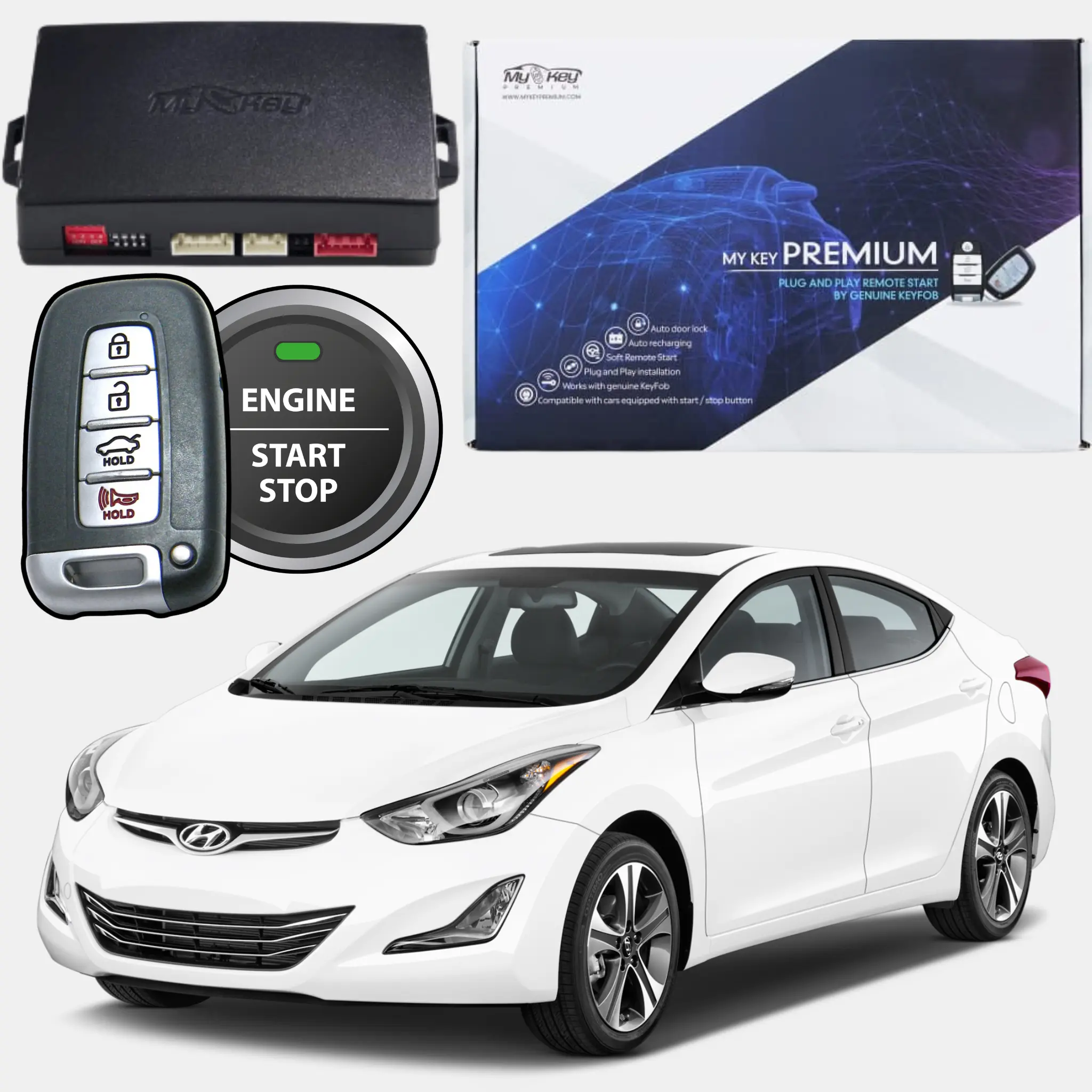 Hyundai Elantra MD (2011-2016) Remote Start Kit – Plug & Play
