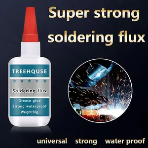 Treehquse Welding Glue Adhesive, Fast-Drying Strong Bond Oil-Based Original Glue Waterproof Universal Adhesive for Metal Wood