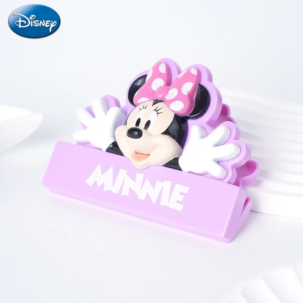 1PC Fun and Functional Disney Minnie Mouse Magnetic Clips Set Officially Licensed for Kitchen Refrigerator and Office Use Stylish and Practical Home Decor Accessory