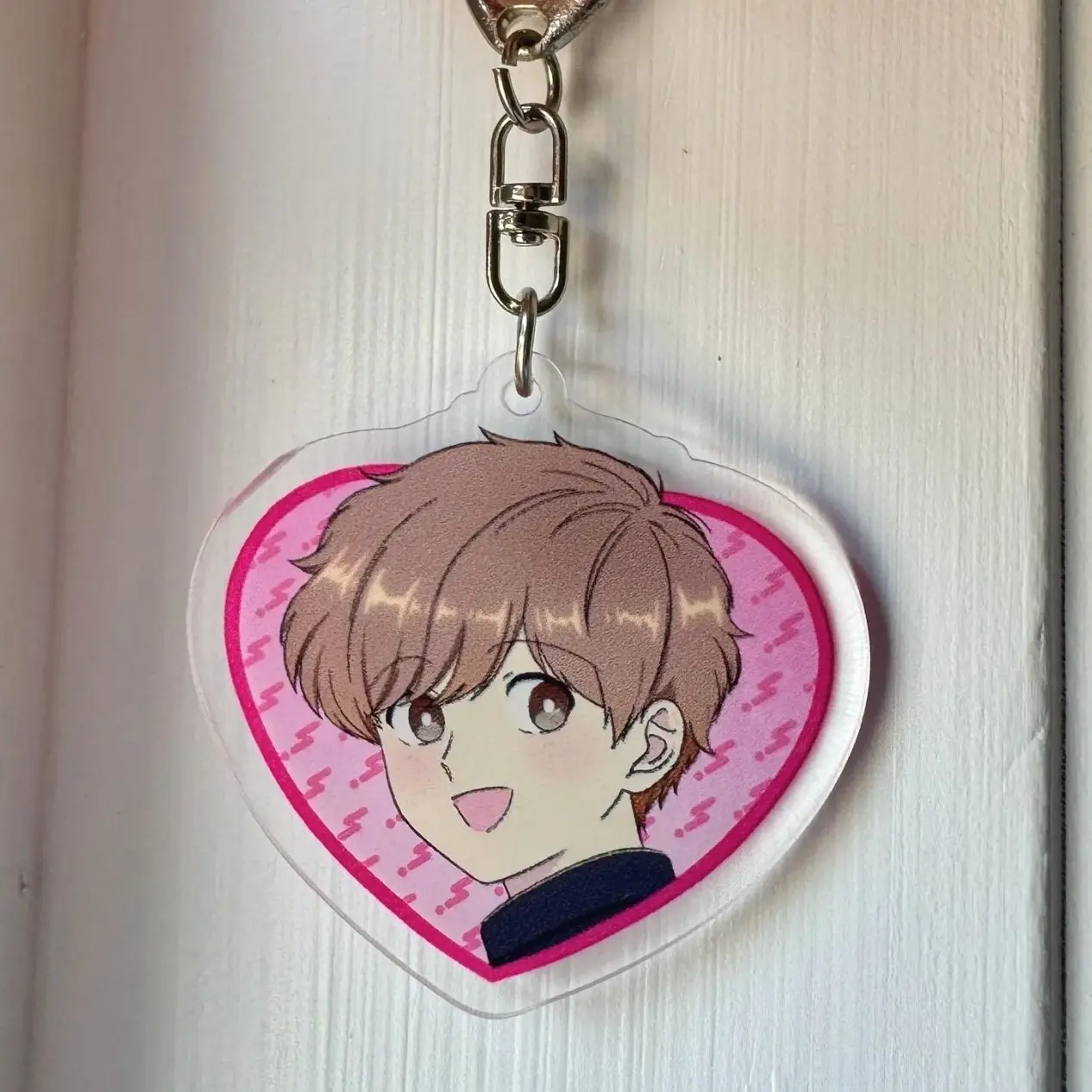 Hirose Keychain | Go For It Nakamura-Kun! | Acrylic Charm | Anime BL Boys Love Yaoi